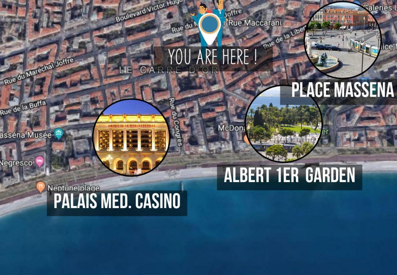 Nestor&Jeeves - Palais Marie Prestige - Central - Close Sea 尼斯 外观 照片